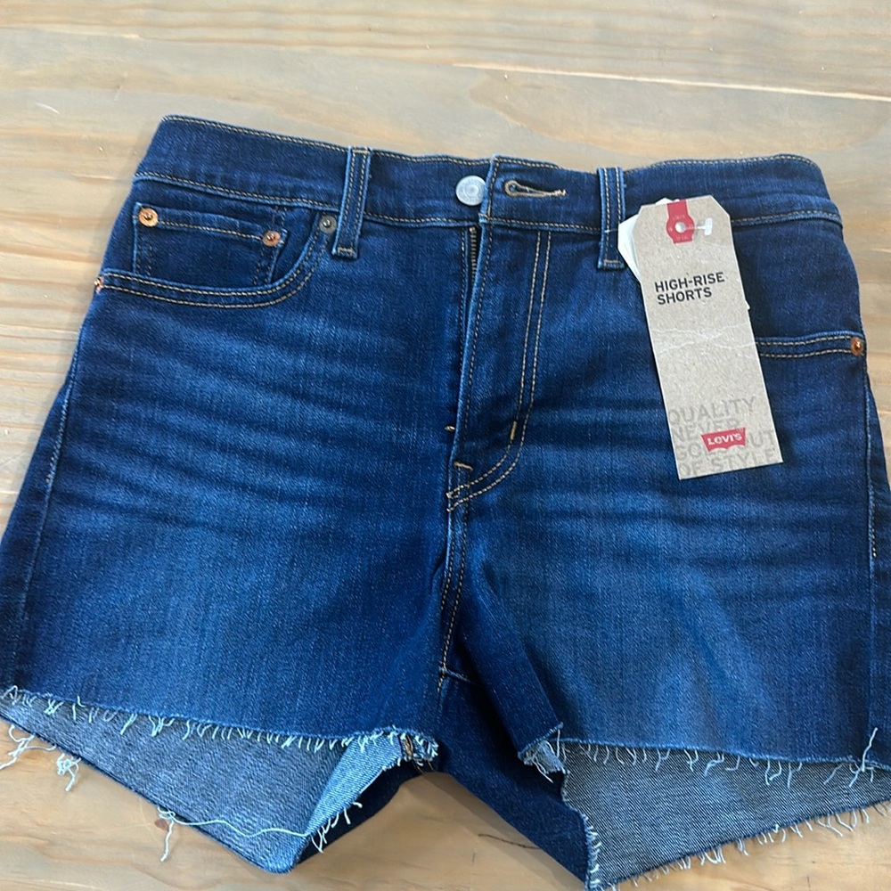 Levi’s High Rise Denim Shorts